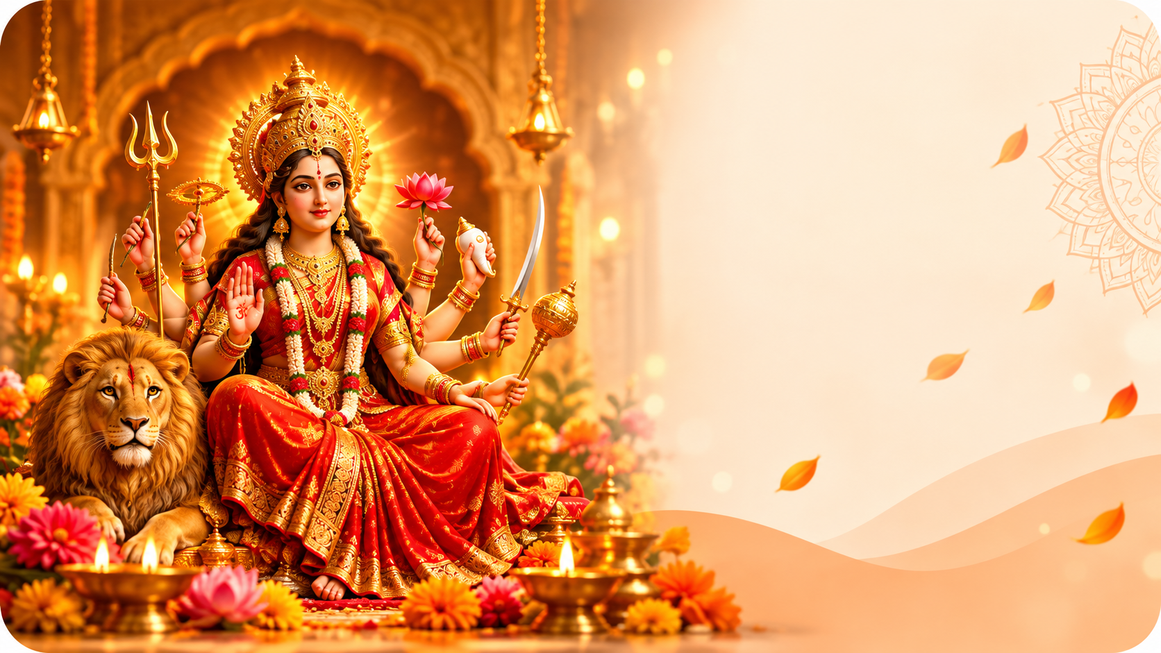 Durga Devi artwork for Durga Puja Mandapams
