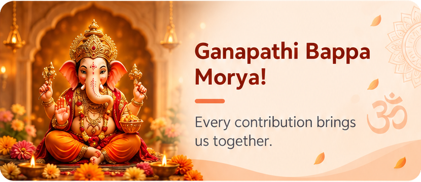 Lord Ganesha artwork for Ganesh Mandapams